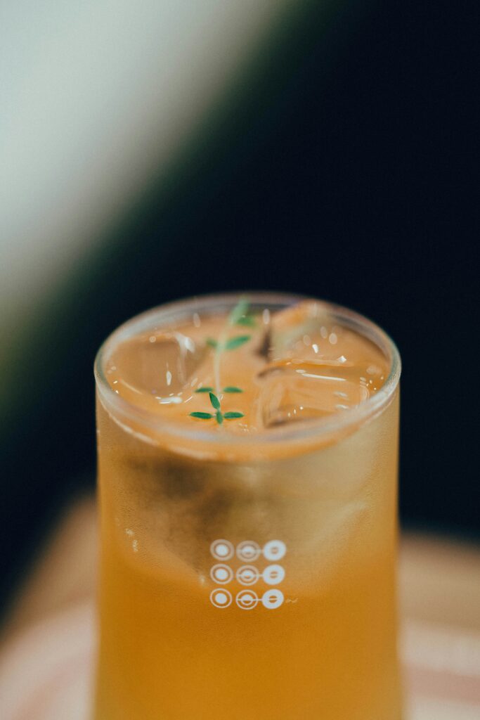 cocktail thé pêche